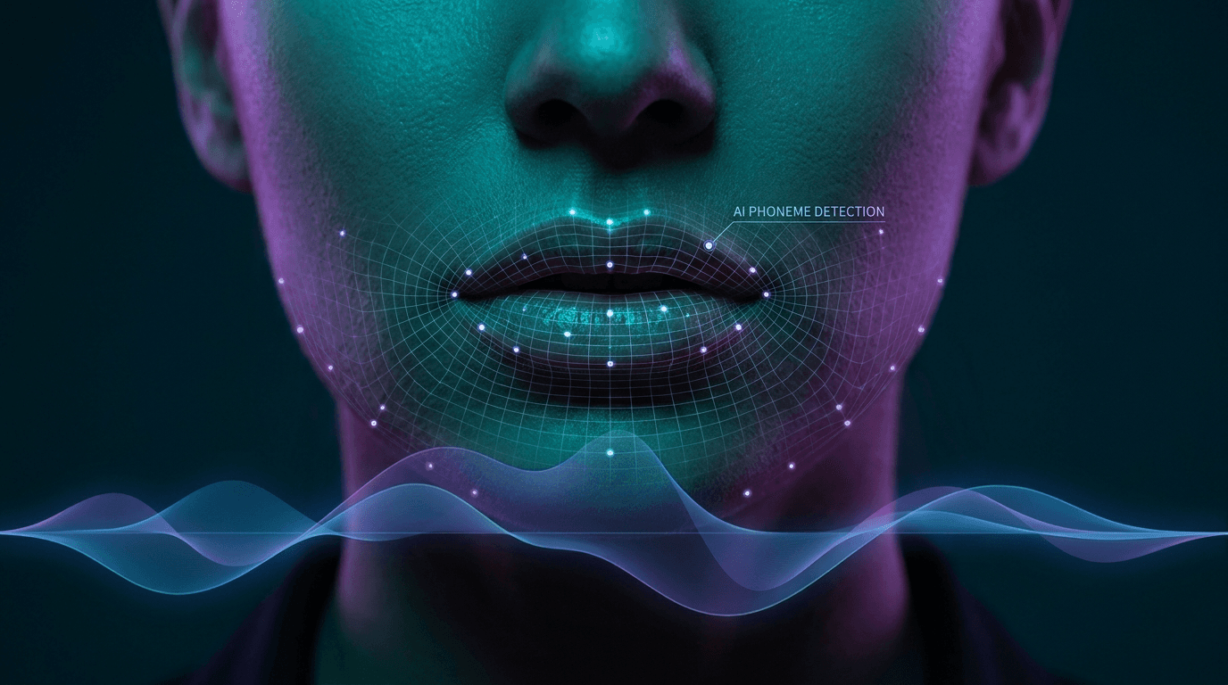 AI lip sync accuracy — phoneme-level facial animation for realistic singing videos
