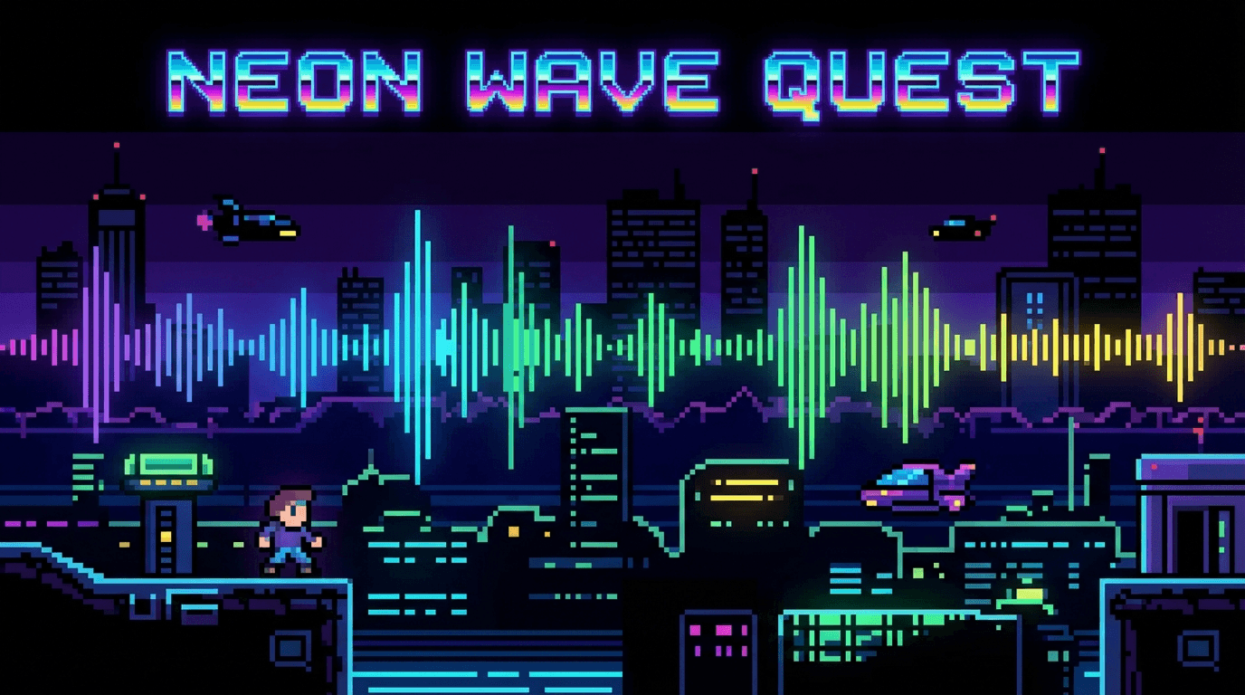 Retro 8-bit game sound effects