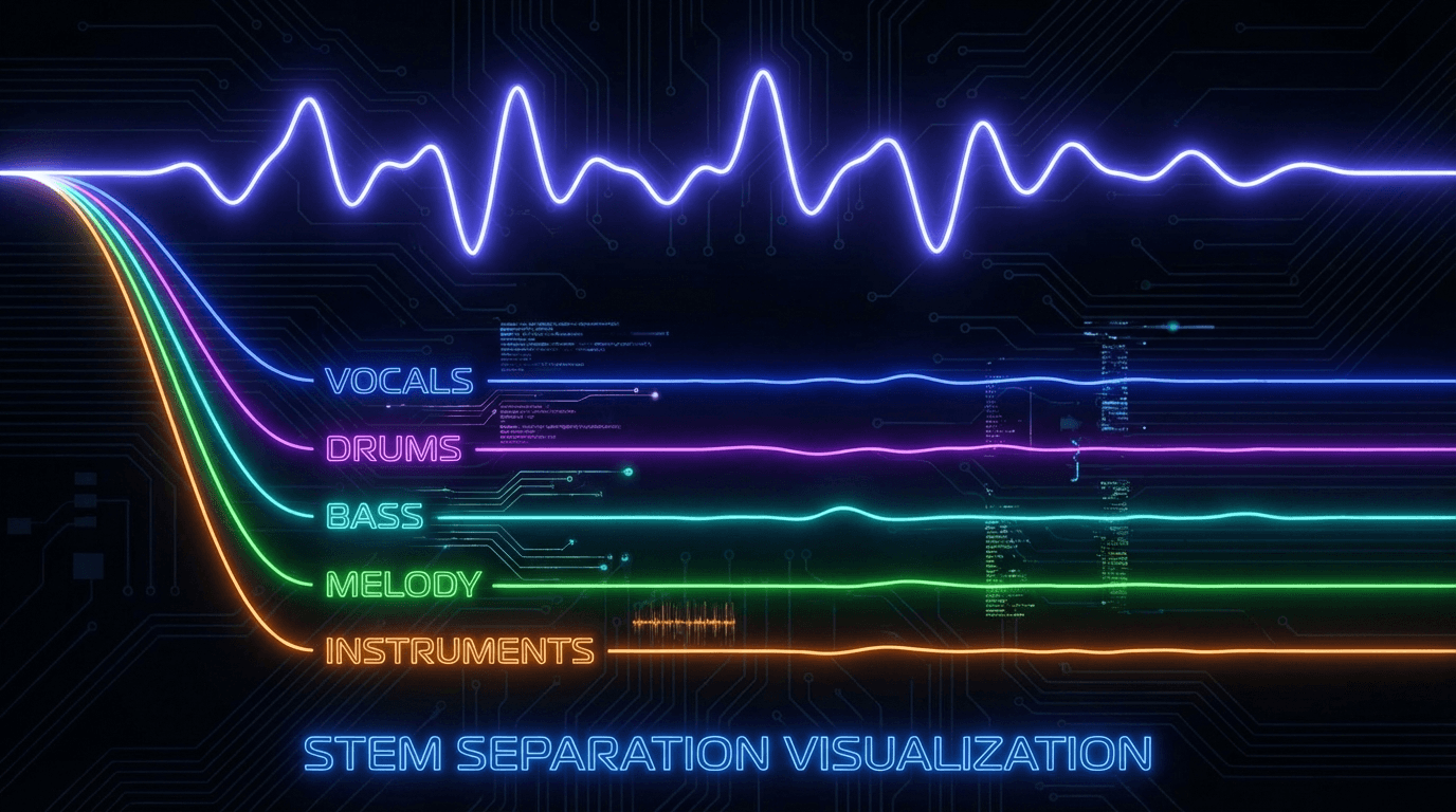 Multi-track stem output