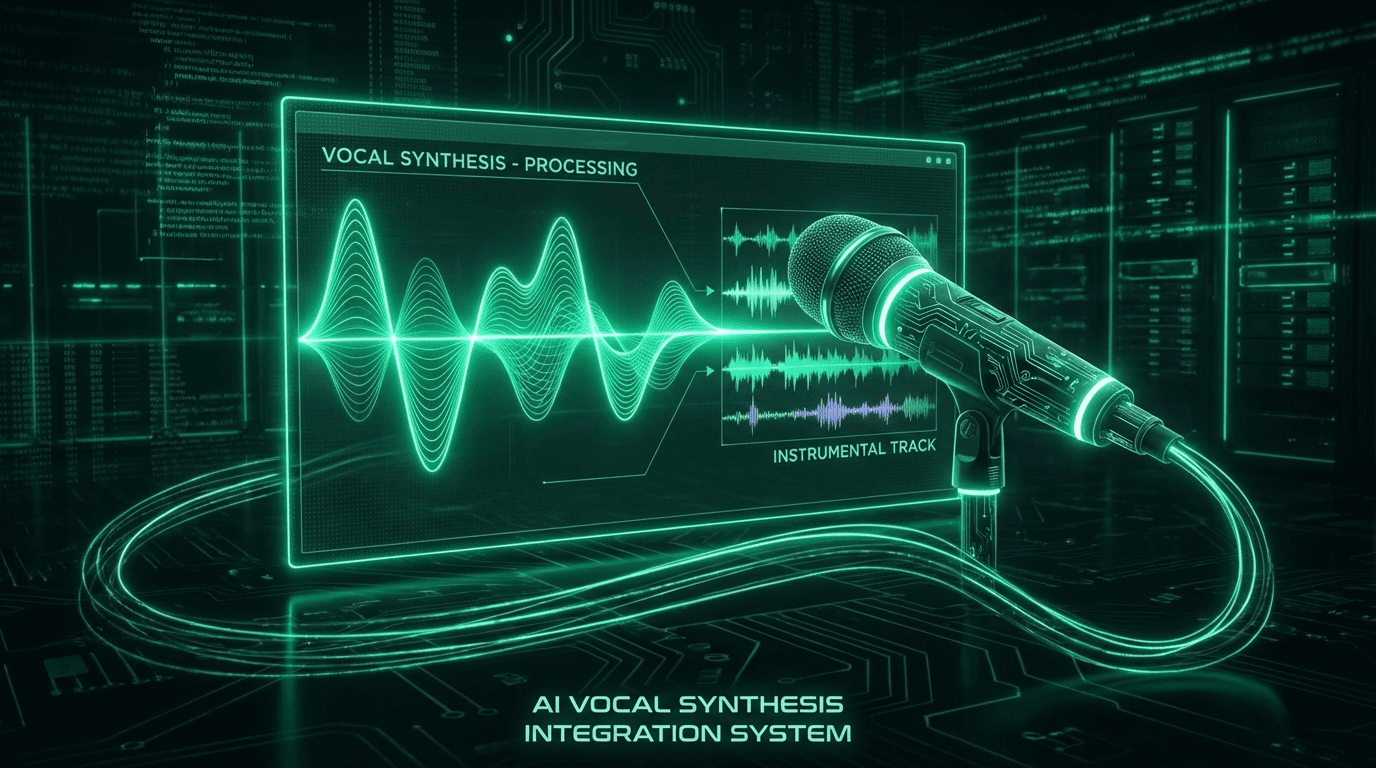 AI singing voice selection